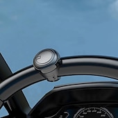 olcso Kormányvédők-autó forgó kormánykerék erősítő 360 forgás univerzális automatikus spinner gomb fém csapágy erő fogantyú labda segítő kézi vezérlés
