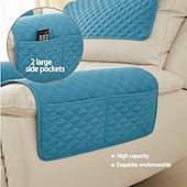 cheap Recliner Cover-Sofa Armrest Cover Couch Armrest Mat Water Resistant Backret Cover Soft Protector for Chairs Couch Sofa Armchair Slipcovers Recliner Sofa