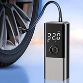 baratos Bomba insuflável-Bomba infladora de pneu de carro sem fio 150psi bomba de compressor de ar portátil para pneu de carro com bateria de 6000 mah bomba de pneu com luz led para bola de motor de bicicleta de carro