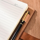 tanie Notatniki i planery-Notes Skórzany A5 z Zamykiem Dziennik z Hasłem dla Studentów Retro Ręcznie Wykonany Gruby Papier Prezent na Powrót do Szkoły Artykuły Papiernicze