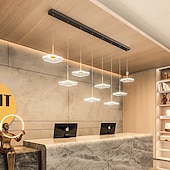 cheap Unique Chandeliers-Ceiling Pendant Light 3/4/5/6 Head Modern Creative Lotus Leaf Office Front Desk Chandelier Light Luxury Bar Front Desk Dining Table Lighting 110-240V
