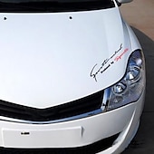 levne Nálepky na auto-oblíbené 2ks černé červené závodní auto reflexní trd auto vinylové grafické nálepky