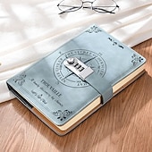 tanie Notatniki i planery-Notes Skórzany A5 z Zamykiem Dziennik z Hasłem dla Studentów Retro Ręcznie Wykonany Gruby Papier Prezent na Powrót do Szkoły Artykuły Papiernicze