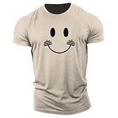 cheap Men&#039;s Graphic T Shirt-Men&#039;s Cartoon Graphic Prints T Shirt Graphic Tee 100% Cotton Short Sleeve Graphic Shirt Heather Gray Black White Comfortable Tee Outdoor Street Fashion Designer Clothing
