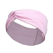 billige Tilbehør til hårstyling-boho pannebånd for kvinner turban hodebånd for kvinner hår elastiske hårbånd for kort hår trening yoga vri hodeinnpakning for jenter søt mote sommer hår tilbehør