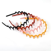 economico Accessori per acconciature-1pc fasce per capelli a zig zag per donne ragazze adolescenti, fasce per capelli in plastica con denti, pettine per capelli antiscivolo fasce per la testa accessori per capelli