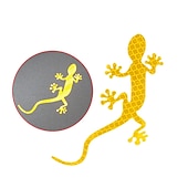 preiswerte Autoaufkleber-2 Stück Auto reflektierende Aufkleber Sicherheitswarnmarkierung Autos Auto Außenzubehör Nachtfahrwarnung Gecko Streifen Lichtreflektor