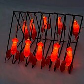 voordelige Batterij String Lights-1,5 m 3M 6m Verlichtingsslingers 10/20/40/80 LEDs EL Warm wit Creatieve lichtslingers Feest Vakantie Batterijen aangedreven