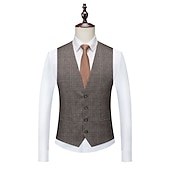 levne oblečení-Retro Řvoucí 20s 20. léta 20. století Třídílný oblek Kostýmové kalhoty Velký Gatsby Gentleman Gangster Maškarní kostým Pánské Plesová maškaráda Svatební Svatební host Večírek Dospělé Kabát Kalhoty