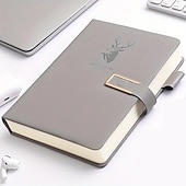 cheap Notebooks &amp; Planners-Notebook Super Thick College Students A5 Leather Business Notepad Thick Retro Simple Diary Creative Wholesale, Back to School Gift (Excluding Pens)