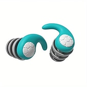 abordables Soins Personnels &amp; Santé-1 paire de bouchons d&#039;oreille en silicone doux et confortables bouchons d&#039;oreille isolation phonique réduction du bruit écouteurs filtre de bruit dormir natation étanche trois couches muet