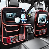 voordelige Auto-organizers-auto-accessoires universele autostoelen organizer met dienblad tablethouder multi-pocket opslag auto-interieur opbergen opruimen