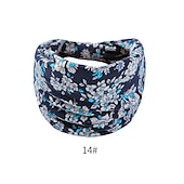 ieftine Accesorii Stilizare Păr-1 bucată bohend boho bandă largă yoga elastică bandă mare bandă pentru cap sport atletic plajă accesorii pentru păr pentru femei și fete