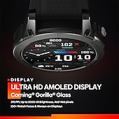 رخيصةأون ساعات ذكية-الرائد 2023 zeblaze stratos 3 premium gps smart watch ultra hd amoled display المدمج في gps hi-fi bluetooth phone calls