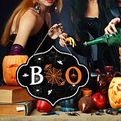 economico cartelli da parete in legno-1pc halloween segno da parete in legno teschio targa in legno appeso decorazione per porta d&#039;ingresso spaventoso portico decor appeso regalo per agriturismo home bar outdoor indoor room decor home decor