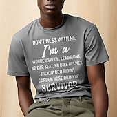 abordables T-shirt graphique pour hommes-Homme Lettre Impressions Graphiques T-shirt T-shirt graphique Coton Manche Courte Graphique Chemise Noir Blanche bleu marine T-shirt confortable Extérieur Rue Vêtements de créateurs de mode
