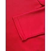 olcso Férfi klasszikus póló-Férfi Button Up Polos POLO trikó Hétköznapi Sport Hajtóka Hosszú ujj Divat Alap Sima Kollázs Gomb Nyár Normál Fekete Piros Sötétkék Button Up Polos