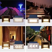 baratos luzes de parede ao ar livre-luz led subterrânea de aço inoxidável ip67 à prova dwaterproof água ao ar livre luzes de chão embutidas adequadas para degraus e cantos 85-265v