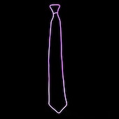 billige Dekorative lys-menn glødende slips el wire neon led karneval lysende fest haloween jul lysende lys opp dekorasjon dj bar klubb scene rekvisita klær