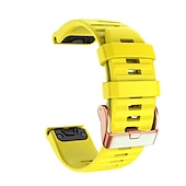 baratos Relógios Garmin-Pulseiras de Relógio para Garmin Fenix 7S Pro 6S 5S Plus Epix Pro 42mm Approach S70 42mm Instinct 2S Descent Mk2S D2 Delta S 20mm Silicone Substituição Alça 20mm Respirável Mulheres Homens Pulseira