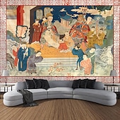 billiga konst gobelänger-kinesisk skärm hängande gobeläng väggkonst stor gobeläng väggmålning dekor fotografi bakgrund filt gardin hem sovrum vardagsrum dekoration