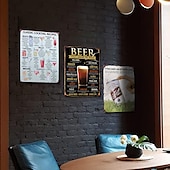 ieftine semn metalic de tablă-1 buc. placă de tablă retro din metal, semn de tablă de bere, semne de baruri vintage, decor de perete, pictură pentru agățat de perete pentru decorarea casei, semn de tablă din metal,