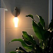abordables éClairage d&#039;intérieur-led pir capteur de mouvement humain applique usb bâton en bois déplacer la lumière de nuit magnétique couloir armoire garde-robe lumière décor à la maison lumière