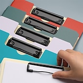 abordables Fournitures de bureau-A4 fichier dossier presse-papiers bloc-notes mémo clip conseil double clips test papier organisateur de stockage portable pad fournitures scolaires offi