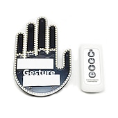 economico Luci notturne e decorative-luce del gesto del dito medio con il dito medio remoto accessori per autocarri leggeri accessori per auto divertenti regalo per auto ideale