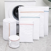 economico Gadget bagno-sacchetti per biancheria in rete per delicati con cerniera, borsa per biancheria intima, borsa da viaggio per organizzare, borsa per la pulizia degli indumenti per bucato, camicetta, calzetteria, calze, biancheria intima, reggiseno, lingerie