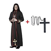 cheap Men&#039;s Costumes-Vampire Pastor Cosplay Costume Masquerade Adults&#039; Men&#039;s Cosplay Carnival Performance Halloween Carnival Masquerade Mardi Gras Easy Carnival Costume