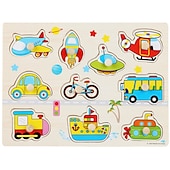 olcso Kirakós játékok-körömfogó tábla puzzle gyerekeknek montessori korai oktatás fajátékok alfanumerikus gyümölcs alakú kognitív kirakó