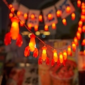 voordelige Batterij String Lights-1,5 m 3M 6m Verlichtingsslingers 10/20/40/80 LEDs EL Warm wit Creatieve lichtslingers Feest Vakantie Batterijen aangedreven