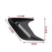 お買い得  車用ステッカー-2 個車のサイドベント空気流フェンダー吸気 abs ステッカーサメエラ自動シミュレーションサイドベントスタイリングカーアクセサリー