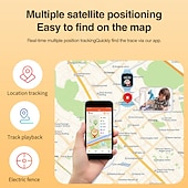 abordables Montres connectées-k26 4g enfants montre intelligente enfants smartwatch téléphone montre sim carte réveil photo sos gps localisation tracker enfant montre hd vidéo chat appel cadeau d&#039;anniversaire