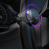 olcso Kormányvédők-autó forgó kormánykerék erősítő 360 forgás univerzális automatikus spinner gomb fém csapágy erő fogantyú labda segítő kézi vezérlés