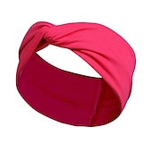 billige Tilbehør til hårstyling-boho pannebånd for kvinner turban hodebånd for kvinner hår elastiske hårbånd for kort hår trening yoga vri hodeinnpakning for jenter søt mote sommer hår tilbehør