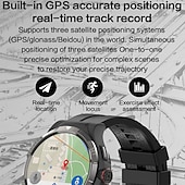Χαμηλού Κόστους Smartwatch-iMosi V10 Εξυπνο ρολόι 1.43 inch Έξυπνο ρολόι 4G Βηματόμετρο Υπενθύμιση Κλήσης Παρακολούθηση Δραστηριότητας Συμβατό με Smartphone Άντρες Αδιάβροχη Μεγάλη Αναμονή Κλήσεις Hands-Free IP 67