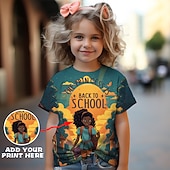 cheap Girl's 3D Cartoon-Halloween Boys 3D Graphic Halloween pattern T shirt Tee Short Sleeve 3D Print Fall Winter Spring &amp; Summer Cool Adorable Kids 4-12 Years Outdoor Party Regular Fit