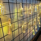 billige Batteridrevet-ølflaske string lights oktoberfest 50 leds string lights sommer string lights decor for home bedroom garden patio bryllup bursdagsfest sommer dekor