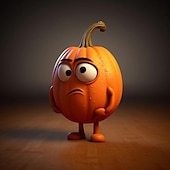 levne Halloweenové závěsné a stolní dekorace-Halloweenská figurka z dýňové pryskyřice – strašidelná dýňová dekorace pro venkovní, domácí dekoraci a párty – perfektní pryskyřicová ozdoba