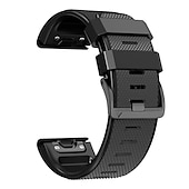 זול רצועות שעונים של Garmin-צפו בנד ל גרמין Fenix 7 7X 6 6X Pro Epix Pro 47mm 51mm Instinct 2X Approach S70 47mm S62 S60 Forerunner 955 945 Epix Marq Descent Quatix 22mm 26mm סיליקוןריצה תַחֲלִיף רצועה 22mm 26mm