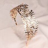 billige Hodebånd-pannebånd Hodeplagg Legering Bryllup Bursdag Årgang Elegant Med Ren Farge Hodeplagg Hodeplagg
