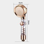 tanie Baterie prysznicowe-Beauty Skin trzybiegowy turbo pręt doładowany prysznic głowica prysznicowa wanna z hydromasażem zestaw węży do kąpieli podgrzewacz wody głowica prysznicowa prysznic