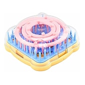 voordelige naaien &amp; breien &amp; haken-naald hobby weefgetouw breimachine diy weven hulpmiddel breimachine kleur stiksels tool bloem weefgetouw breien