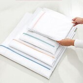 economico Gadget bagno-sacchetti per biancheria in rete per delicati con cerniera, borsa per biancheria intima, borsa da viaggio per organizzare, borsa per la pulizia degli indumenti per bucato, camicetta, calzetteria, calze, biancheria intima, reggiseno, lingerie