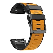 זול רצועות שעונים של Garmin-צפו בנד ל גרמין Fenix 7 7X 6 6X Pro Epix Pro 47mm 51mm Instinct 2X Approach S70 47mm S62 S60 Forerunner 955 945 Epix Marq Descent Quatix 22mm 26mm סיליקוןריצה תַחֲלִיף רצועה 22mm 26mm