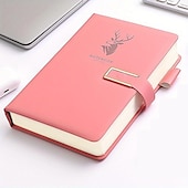 cheap Notebooks &amp; Planners-Notebook Super Thick College Students A5 Leather Business Notepad Thick Retro Simple Diary Creative Wholesale, Back to School Gift (Excluding Pens)