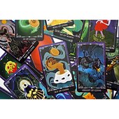 abordables juegos y accesorios-1 tarjeta de oráculo de bruja lunar (escanee el código qr en la caja para descargar la guía)