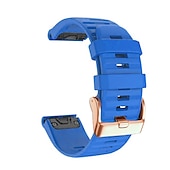 baratos Relógios Garmin-Pulseiras de Relógio para Garmin Fenix 7S Pro 6S 5S Plus Epix Pro 42mm Approach S70 42mm Instinct 2S Descent Mk2S D2 Delta S 20mm Silicone Substituição Alça 20mm Respirável Mulheres Homens Pulseira